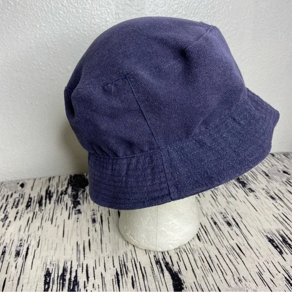 Vintage Y2K Nike Bucket Hat Navy Blue Center Swoosh L/XL - Picture 5 of 10